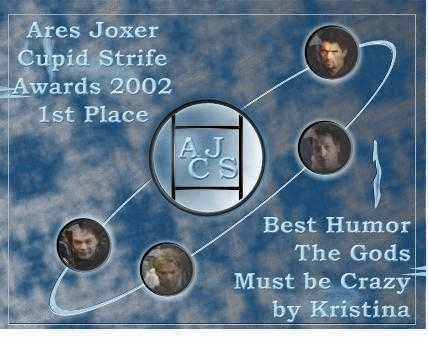 1st Place: Best Humor for The gods Must Be Crazy